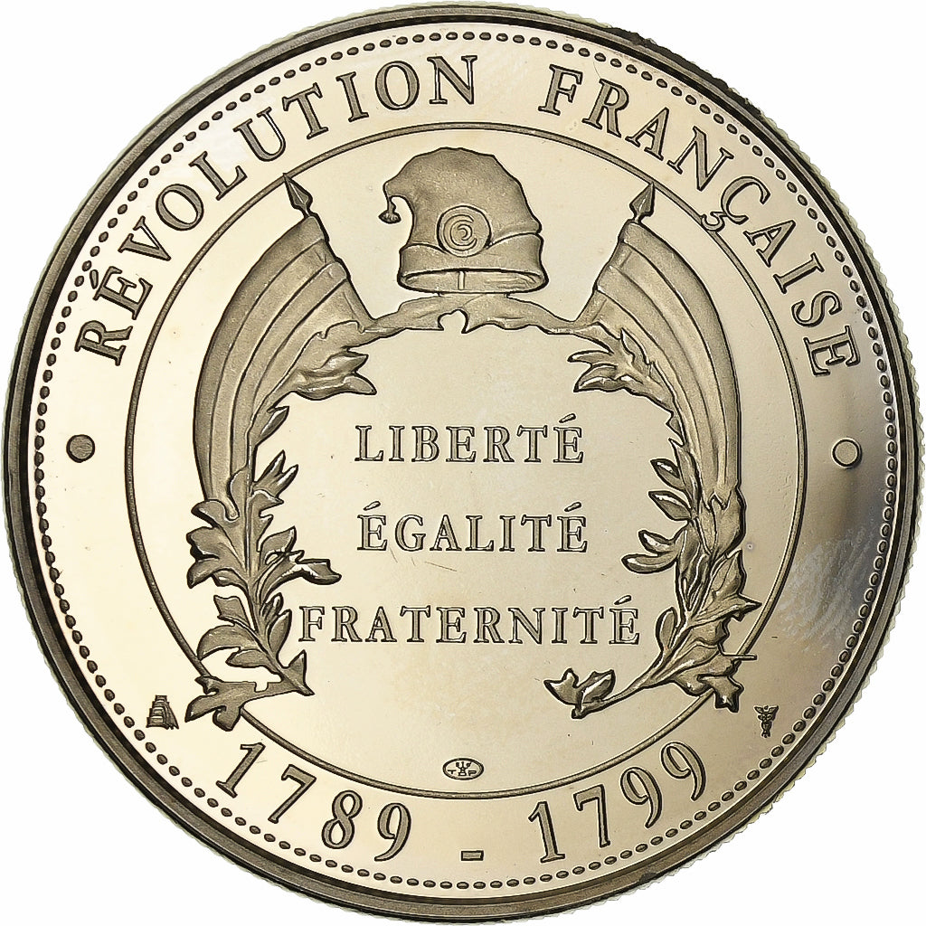 Francia, medaglia, Révolution Française, Liberté, Egalité, Fraternité