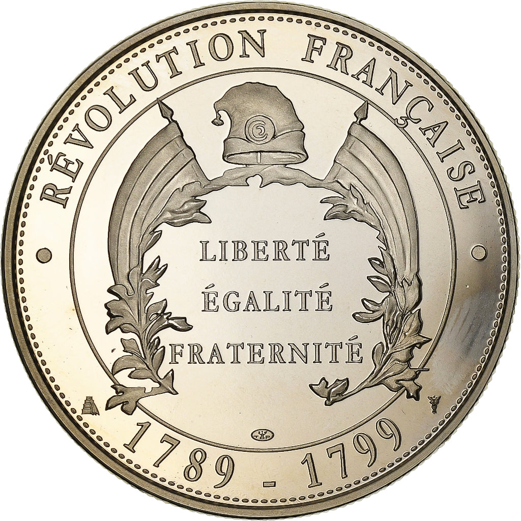 França, medalha, Révolution Française, Bataille de Valmy, Cobre-níquel