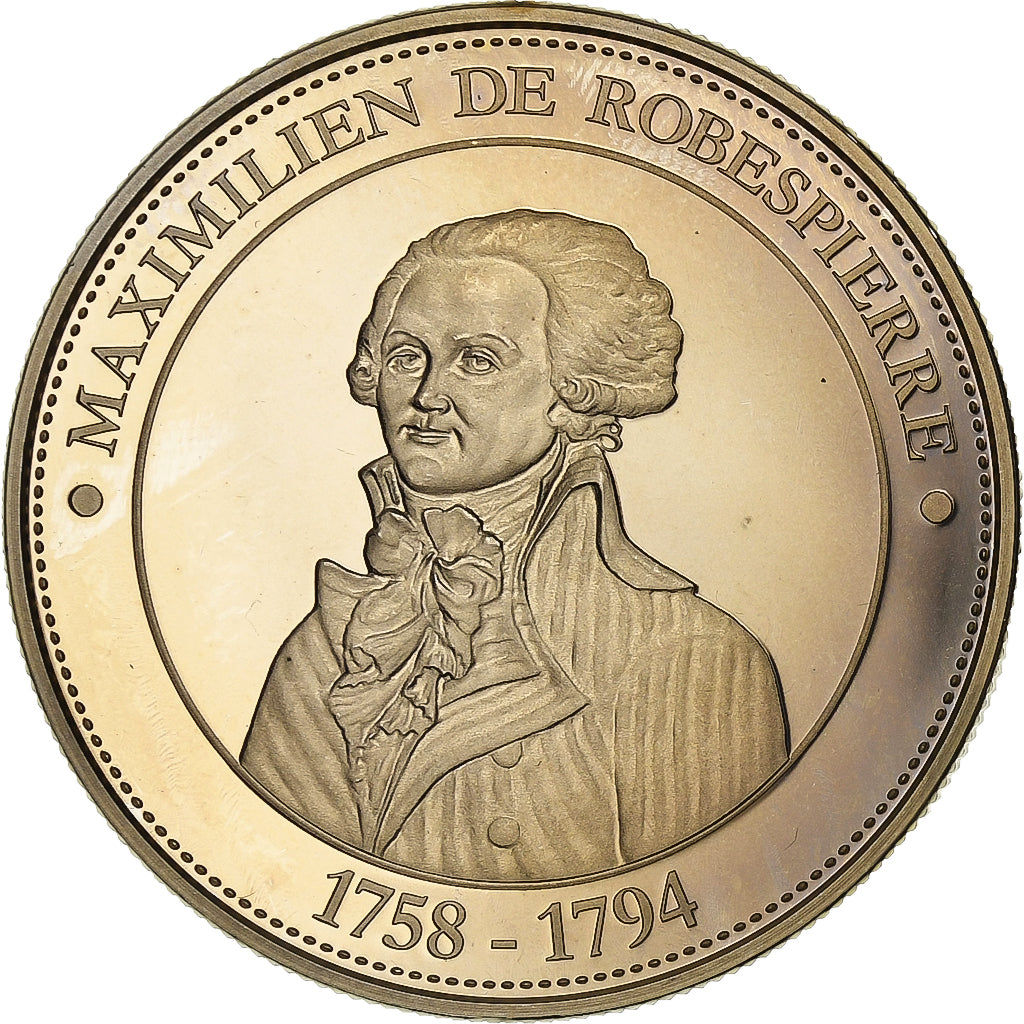 France, Medal, Révolution Française, Maximilien de Robespierre, Copper-nickel