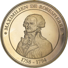 France, Medal, Révolution Française, Maximilien de Robespierre, Copper-nickel