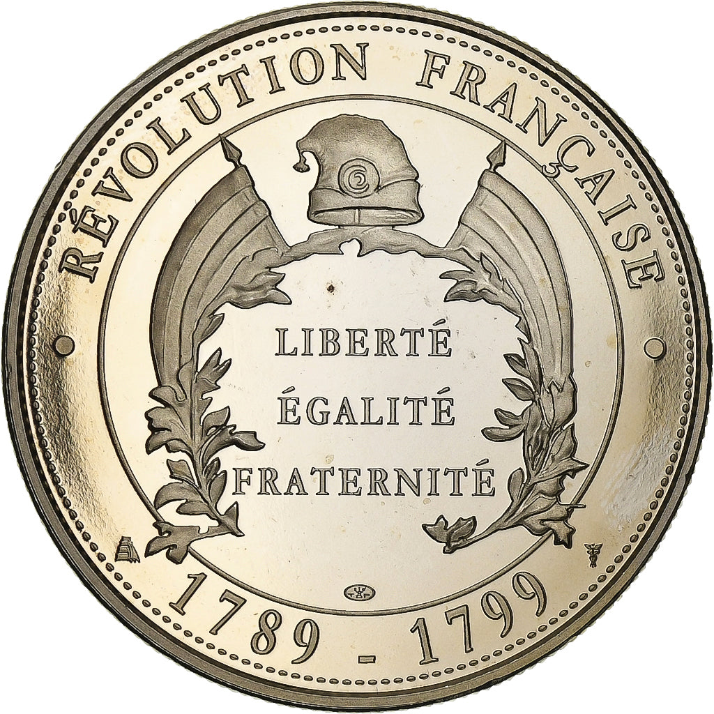 França, medalha, Les adieux de Louis XVI, Cobre-níquel, MS(60-62)