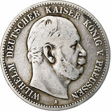 Prusse, Wilhelm I, 2 Mark, 1877, Berlin, Argent, TTB, KM:506
