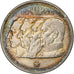 Belgia, 100 Francs, 1950, Bruxelles, Srebro, EF(40-45), KM:138
