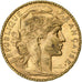 France, 20 Francs, Marianne Coq, 1901, Paris, Gold, AU(50-53), Gadoury:1064