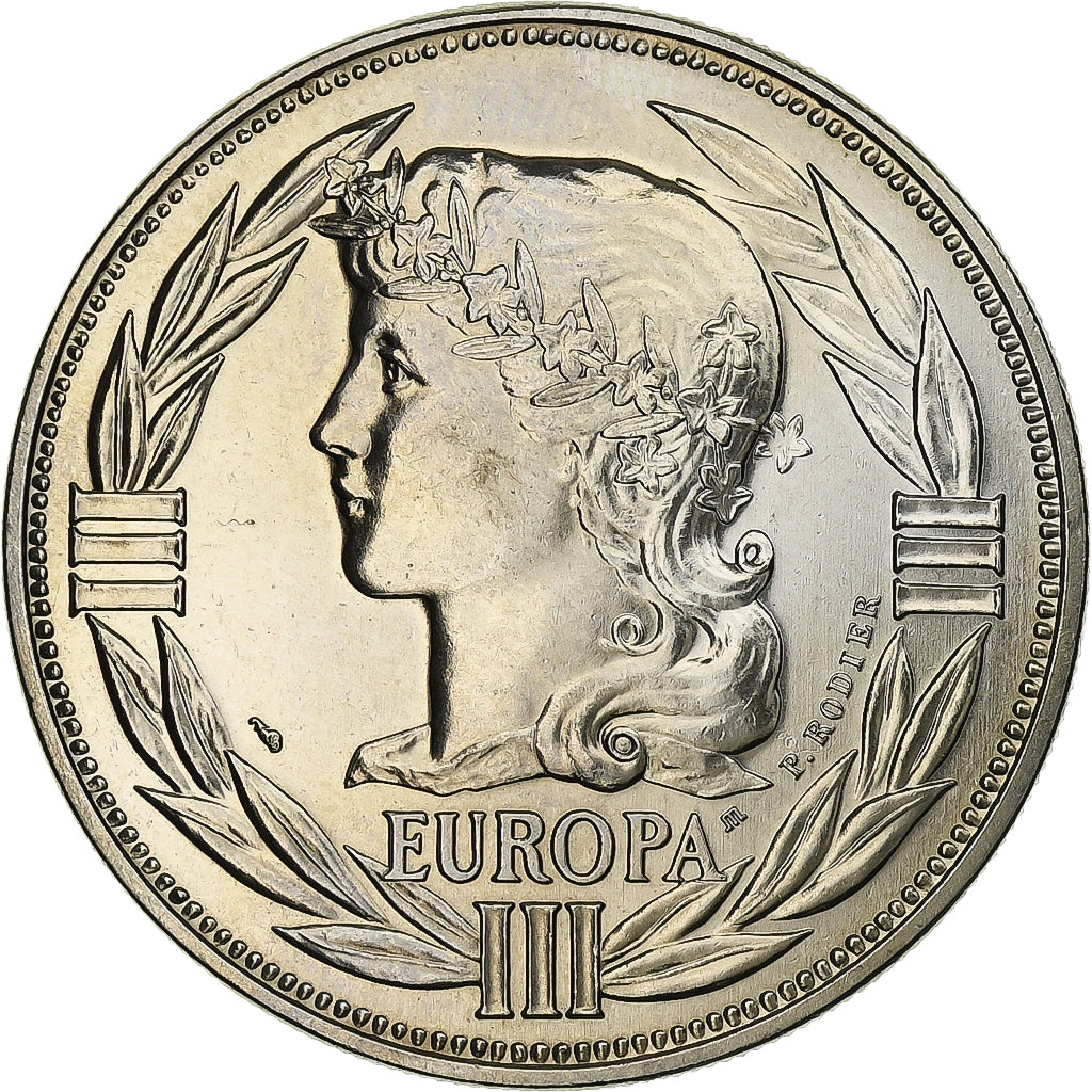 Frankreich, Medaille, Ecu Europa, Marianne, 1988, Kupfer-Nickel, VZ