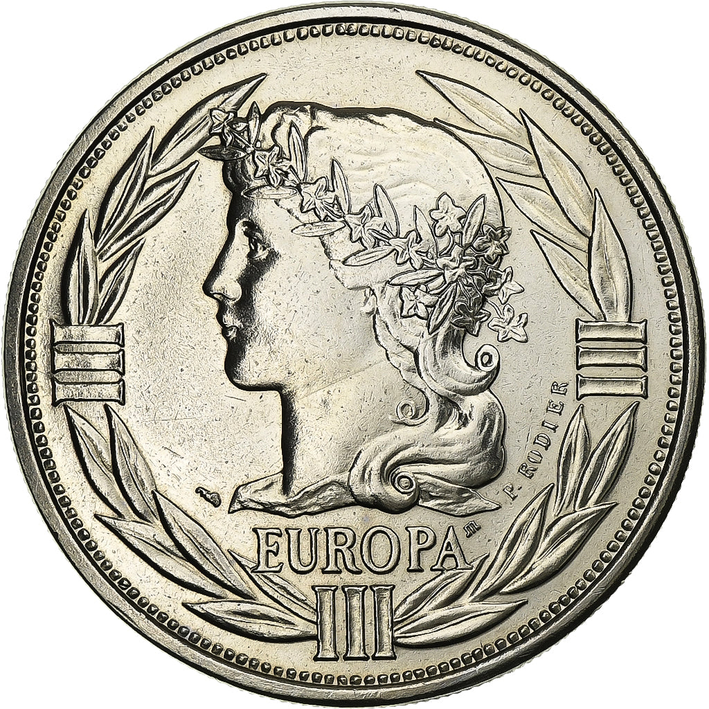 Frankrijk, Medaille, Ecu Europa, Marianne, 1990, Cupro-nikkel, PR+