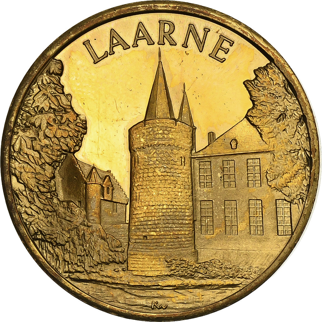 Belgium, Token, 100 Herauten - Laarne, 1982, Bronze, AU(50-53)