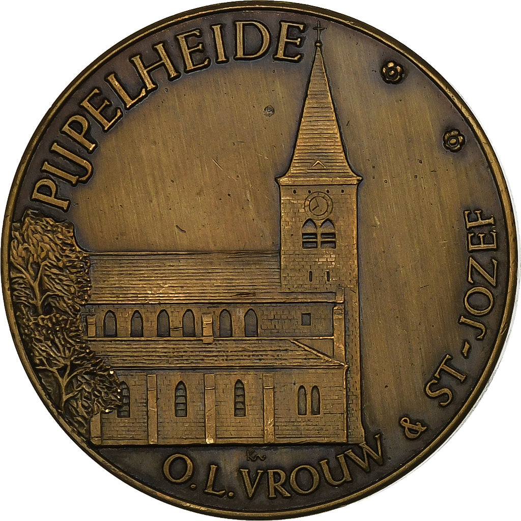 Belgien, betaalpenning, 100 Pijpelingen, 1981, Bronze, VZ