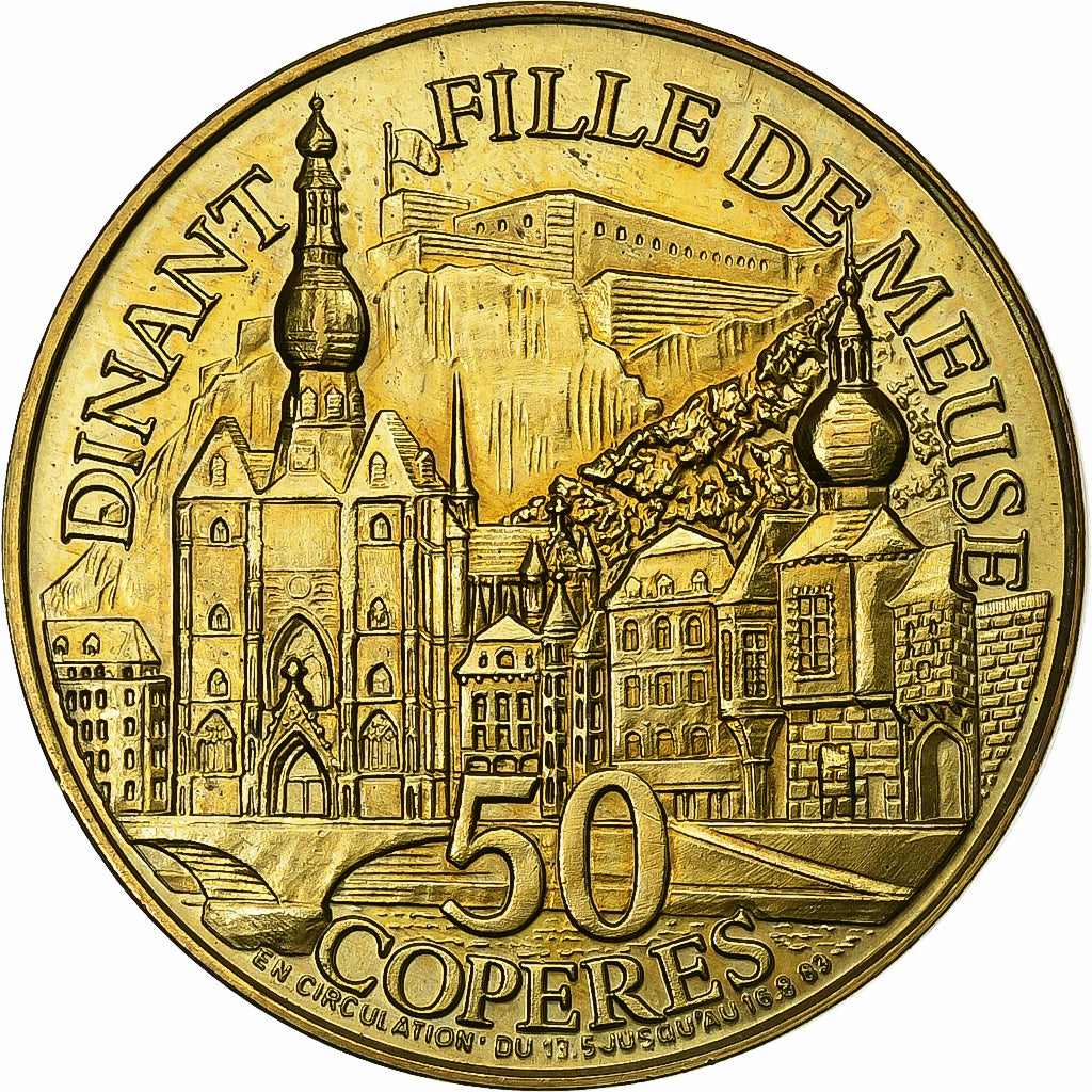 Belgium, Token, 50 Coperes - Dinant, 1983, Bronze, AU(55-58)