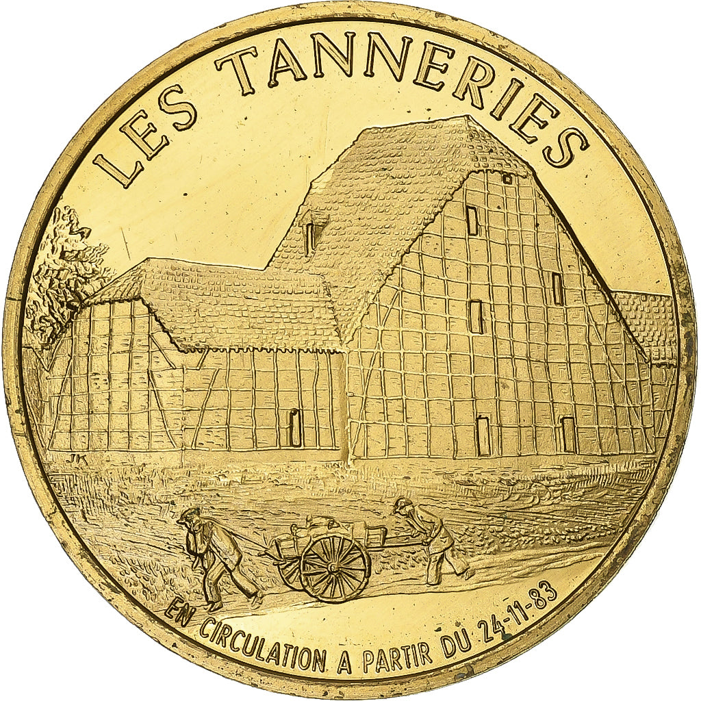 Belgio, ficha, 100 Poppon - Stavelot, 1983, Rame, BB