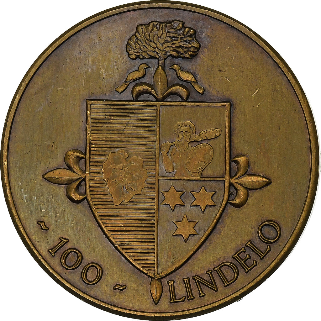 Belgien, betaalpenning, 100 Lindelo - Lillo, 1981, Bronze, SS+