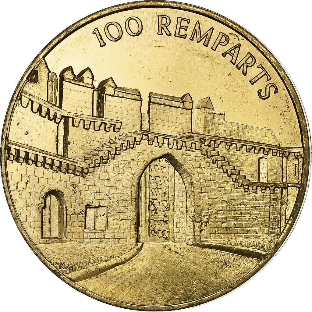 Belgium, Token, 100 Remparts - Antoing, 1982, Nickel-brass, EF(40-45)