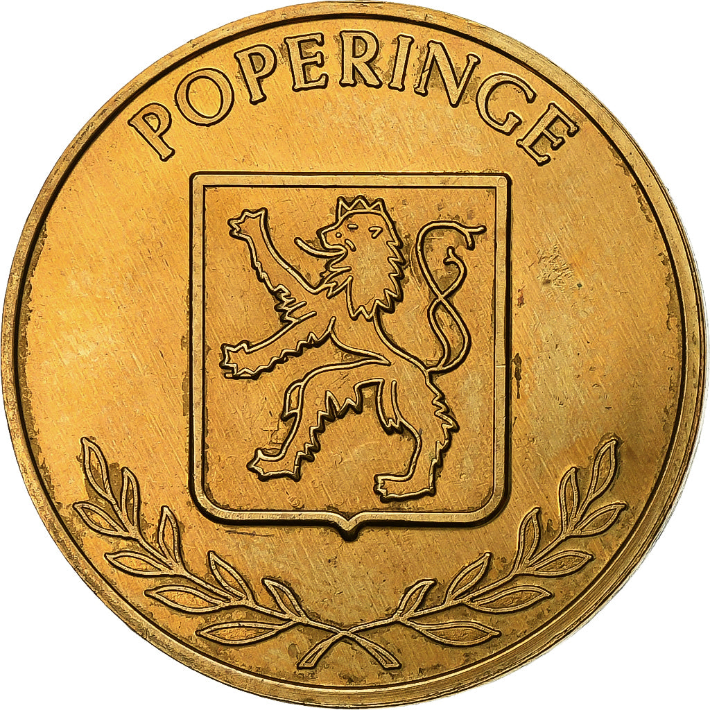 Belgium, Token, 100 Hop - Poperinge, 1983, Copper, EF(40-45)
