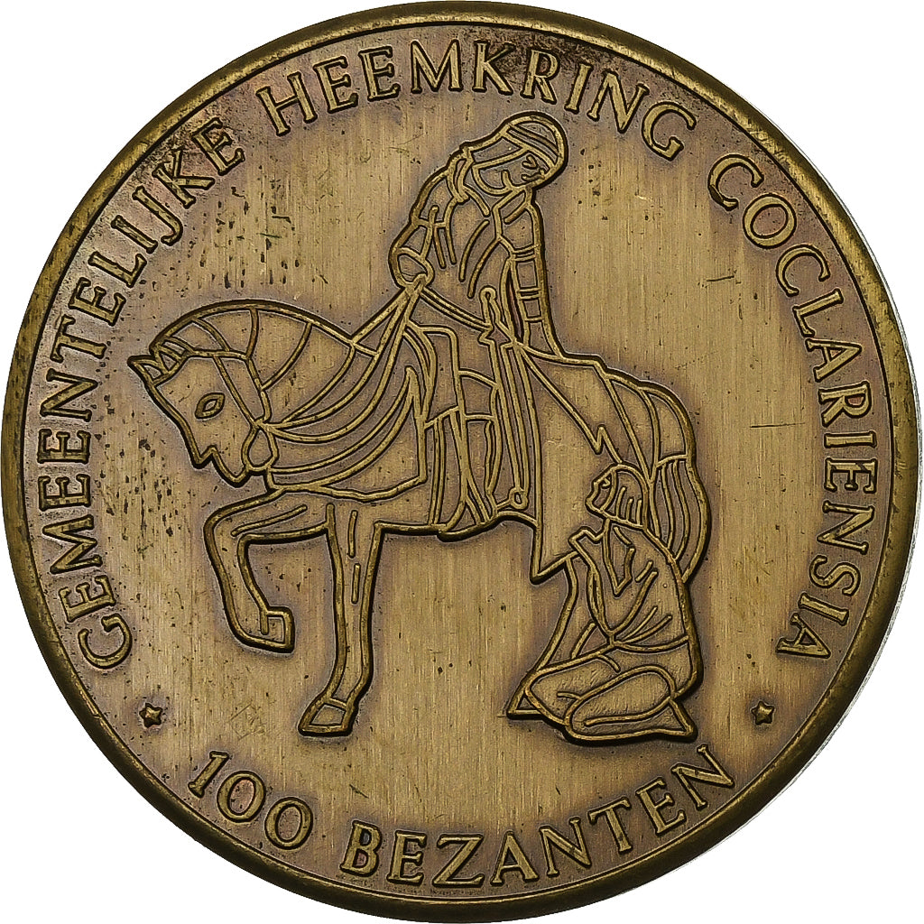 Belgium, Token, 100 Bezanten - Koekelare, 1983, Nickel-brass, AU(50-53)