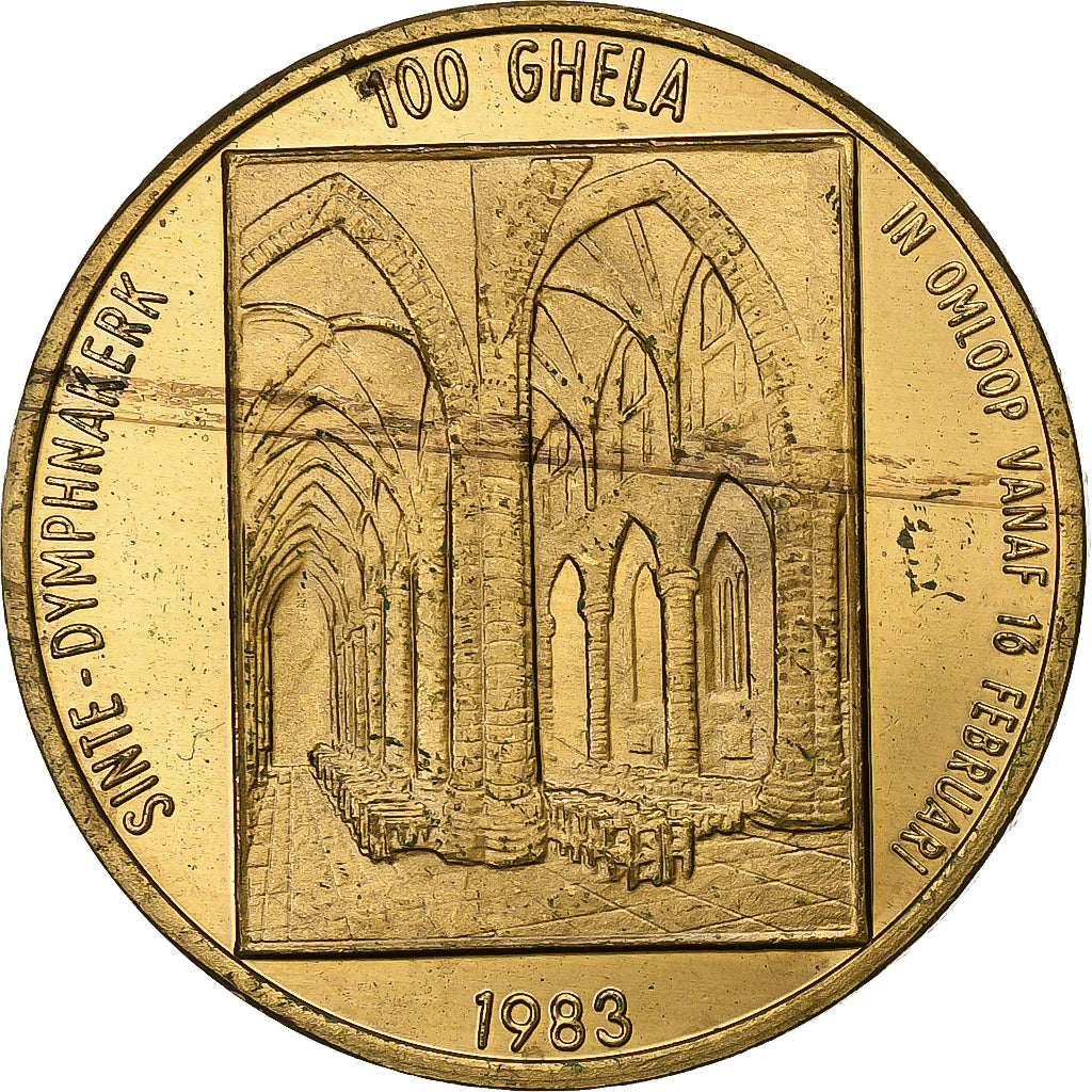 Belgien, betaalpenning, 100 Ghela - Geel, 1983, Kupfer, SS