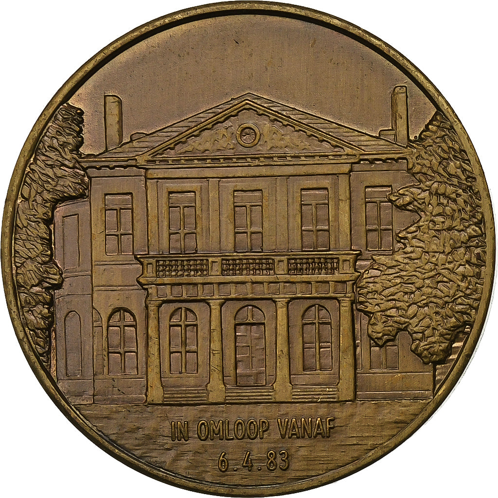 Bélgica, Token, 100 Gavere - Waregem, 1983, Bronze, AU(50-53)