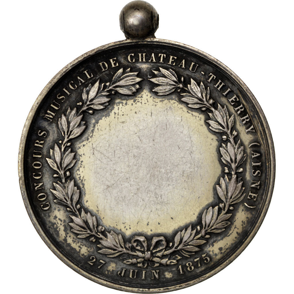 France, Médaille, French Third Republic, 1875, Argent, SUP