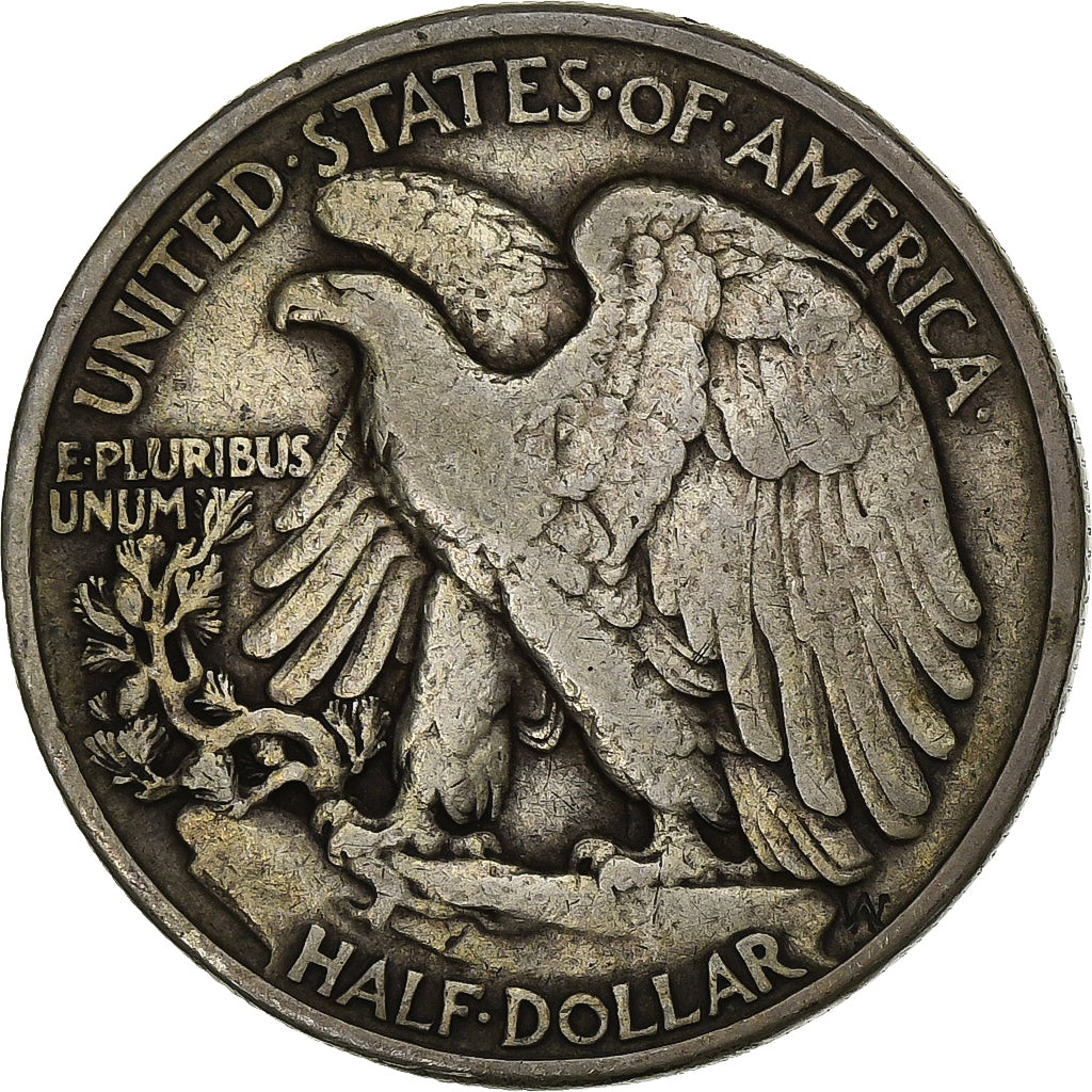 United States, Half Dollar, Walking Liberty, 1940, Philadelphia, Silver