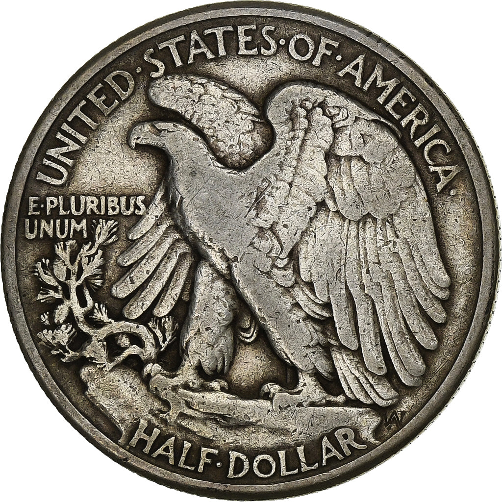 United States, Half Dollar, Walking Liberty, 1941, Philadelphia, Silver