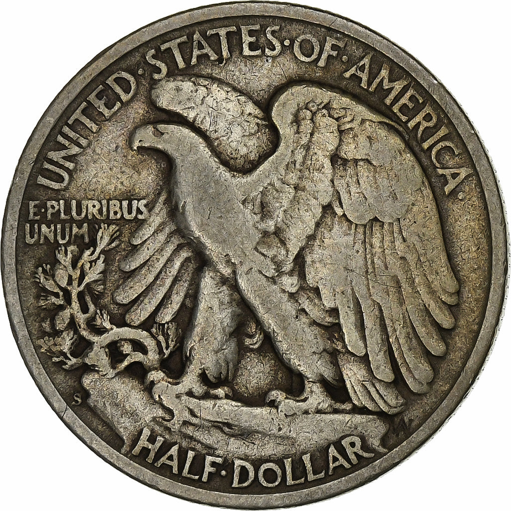 United States, Half Dollar, Walking Liberty, 1946, San Francisco, Silver