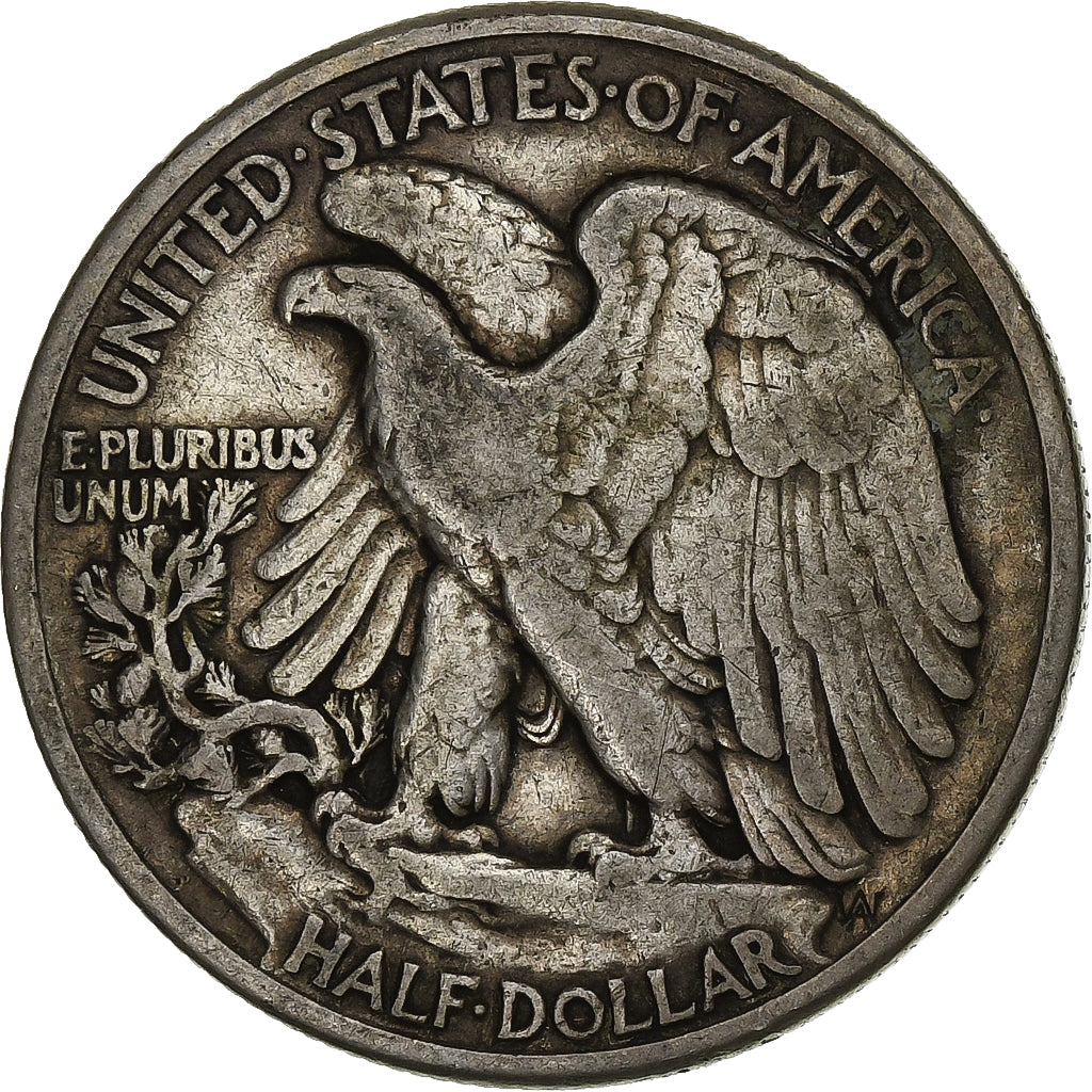 United States, Half Dollar, Walking Liberty, 1942, Philadelphia, Silver