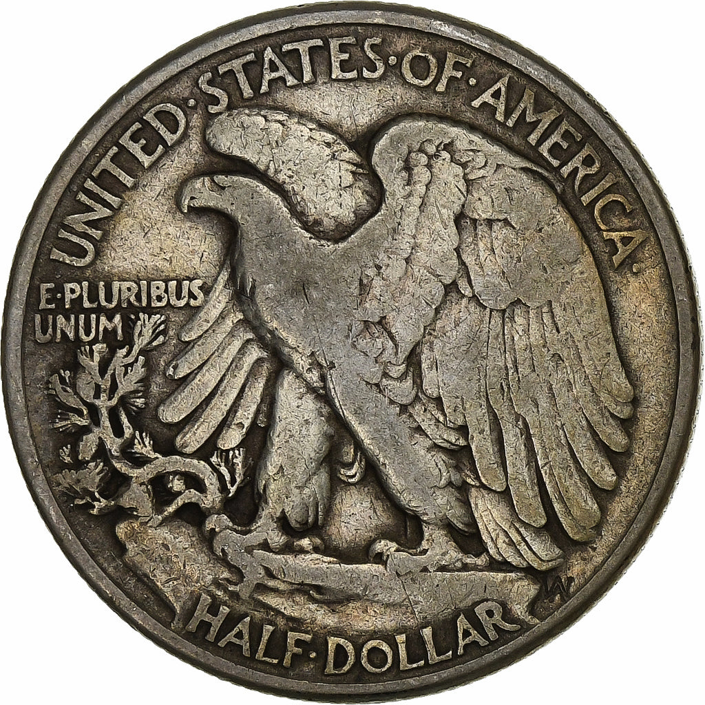 United States, Half Dollar, Walking Liberty, 1944, Philadelphia, Silver