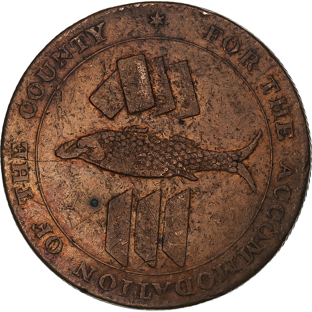 Wielka Brytania, Cornwall, Penny, 1811, Miedź, VF(30-35)