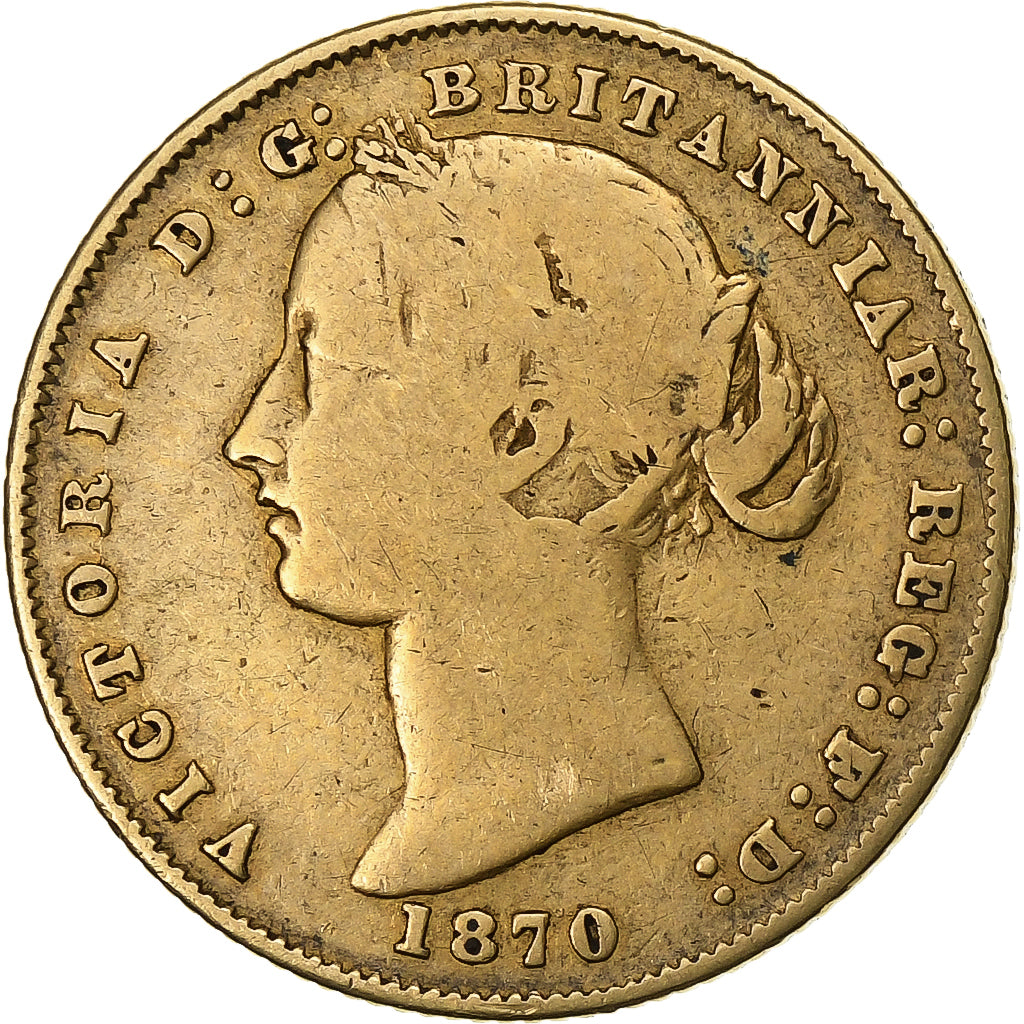 Australia, Victoria, Sovereign, 1870, Sydney, Oro, MB