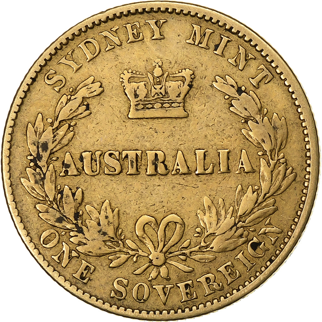 Australia, Victoria, Sovereign, 1870, Sydney, Oro, MB