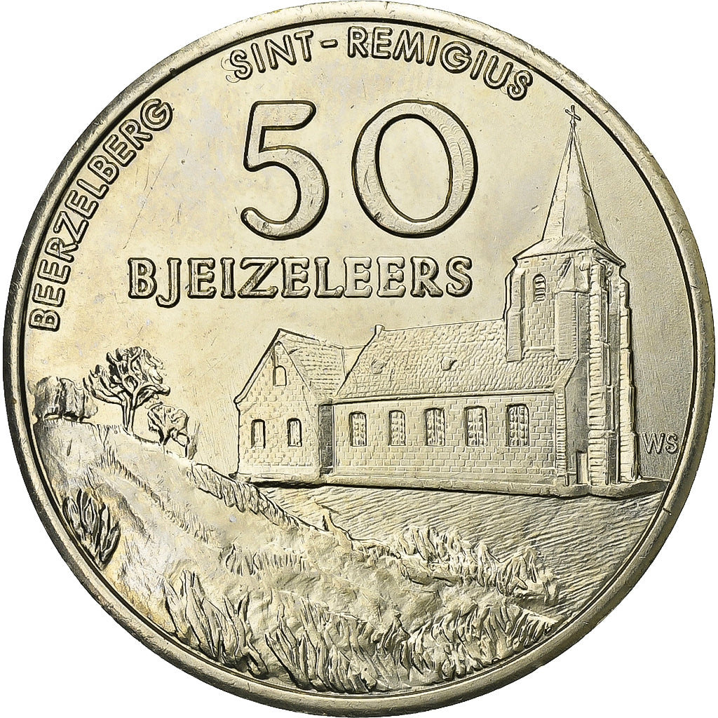 Belgien, betaalpenning, 50 Bjeizeleers, 1981, Nickel-brass, SS