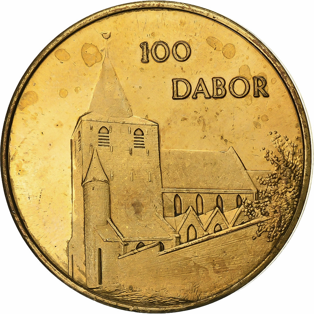 Belgique, Jeton, 100 Dabor - Hannut, 1982, Cuivre, TTB