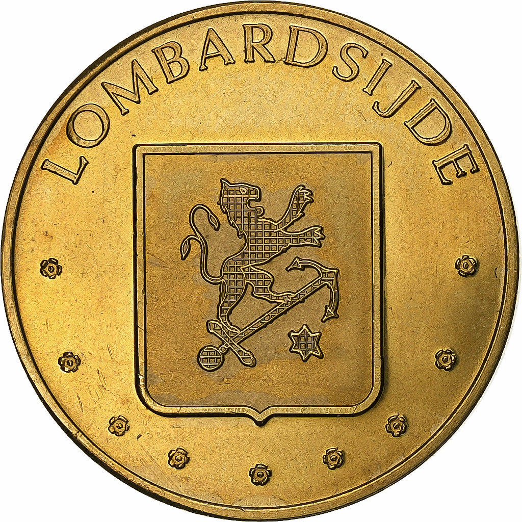 Belgio, ficha, 100 Lombarden, 1983, Rame, BB