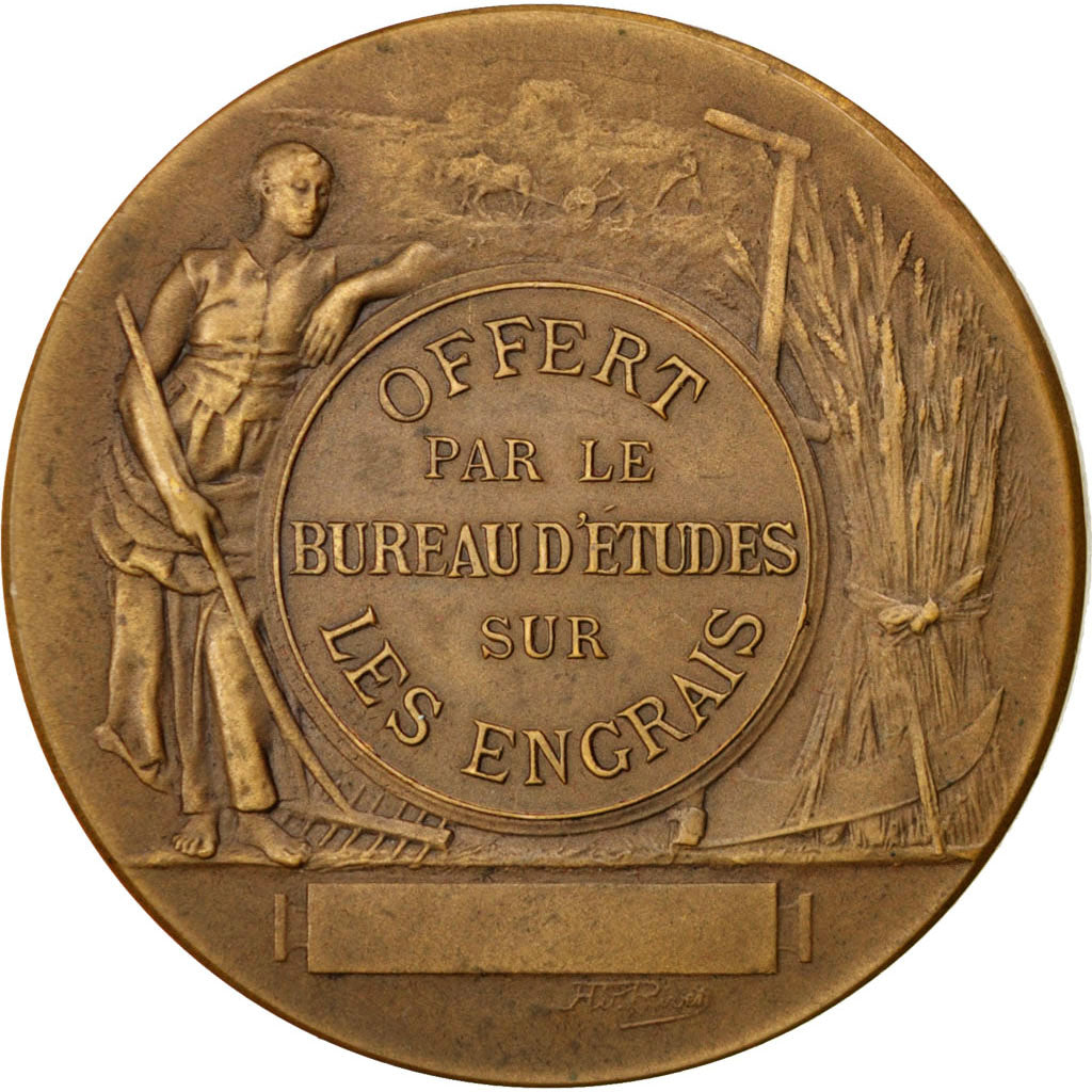 Frankrijk, Medaille, French Third Republic, Bronzen, Rivet, ZF+