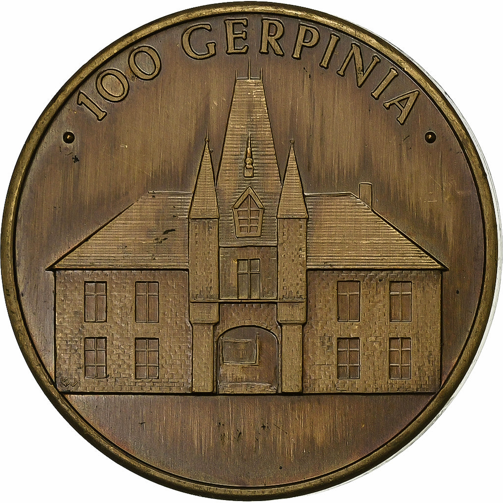 Belgien, betaalpenning, 100 Gerpinia, 1982, Bronze, SS+