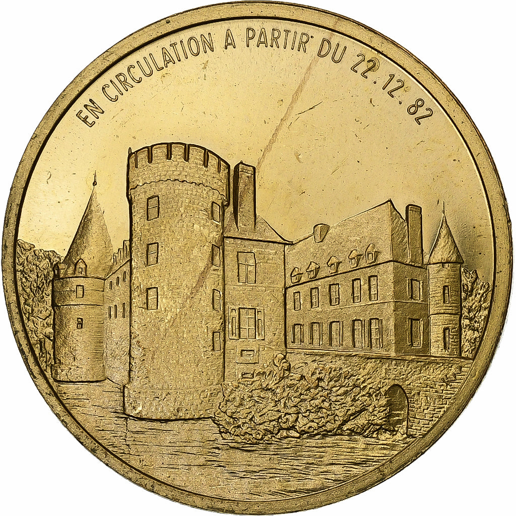 België, Token, 100 Tumuli, 1982, Koper, ZF