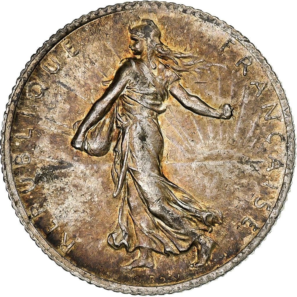 Francia, 1 Franc, Semeuse, 1918, Argento, SPL-, Gadoury:467, KM:844