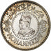 Morocco, Mohammed V, 500 Francs, 1956/AH1376, Silver, AU(50-53)