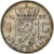 Netherlands, Juliana, 1 Gulden, 1955, Silver, EF(40-45), KM:184
