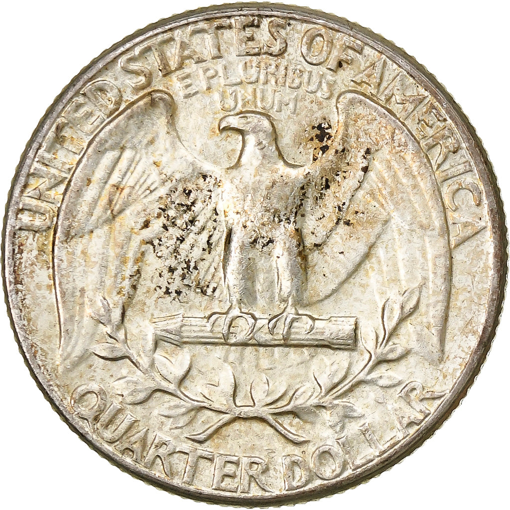 Verenigde Staten, Washington Quarter, 1963, Philadelphia, Zilver, ZF, KM:164