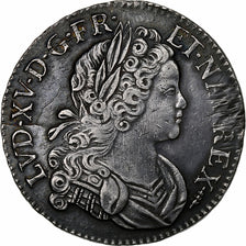 Frankreich, Louis XV, Écu de France-Navarre, 1718, Amiens, Silber, SS