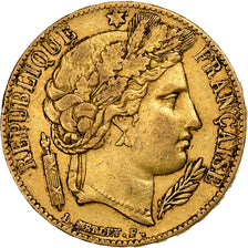France, 20 Francs, Cérès, 1851, Paris, Gold, EF(40-45), KM:762