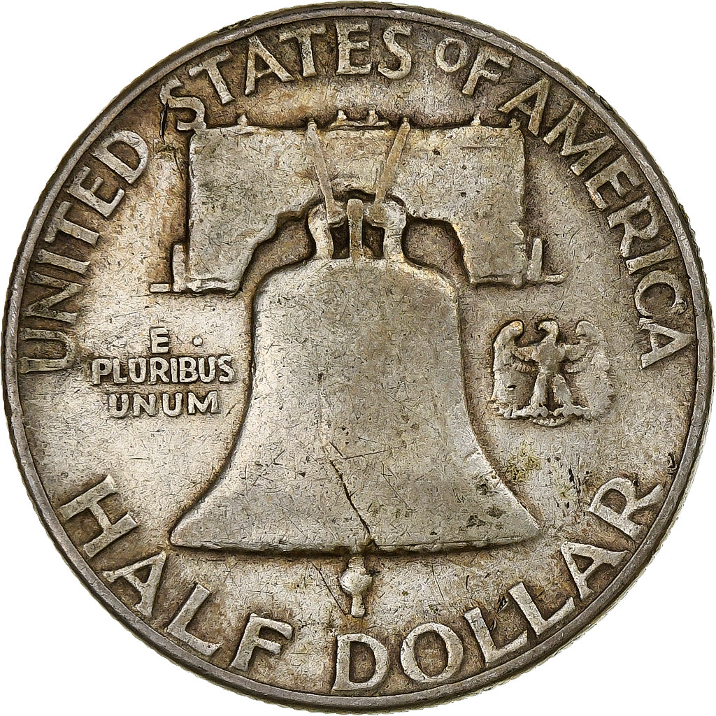 United States, Half Dollar, Franklin, 1950, Philadelphia, Silver, EF(40-45)