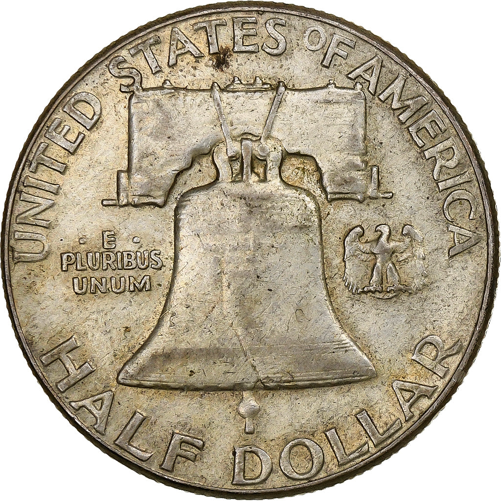 United States, Half Dollar, Franklin, 1961, Philadelphia, Silver, EF(40-45)