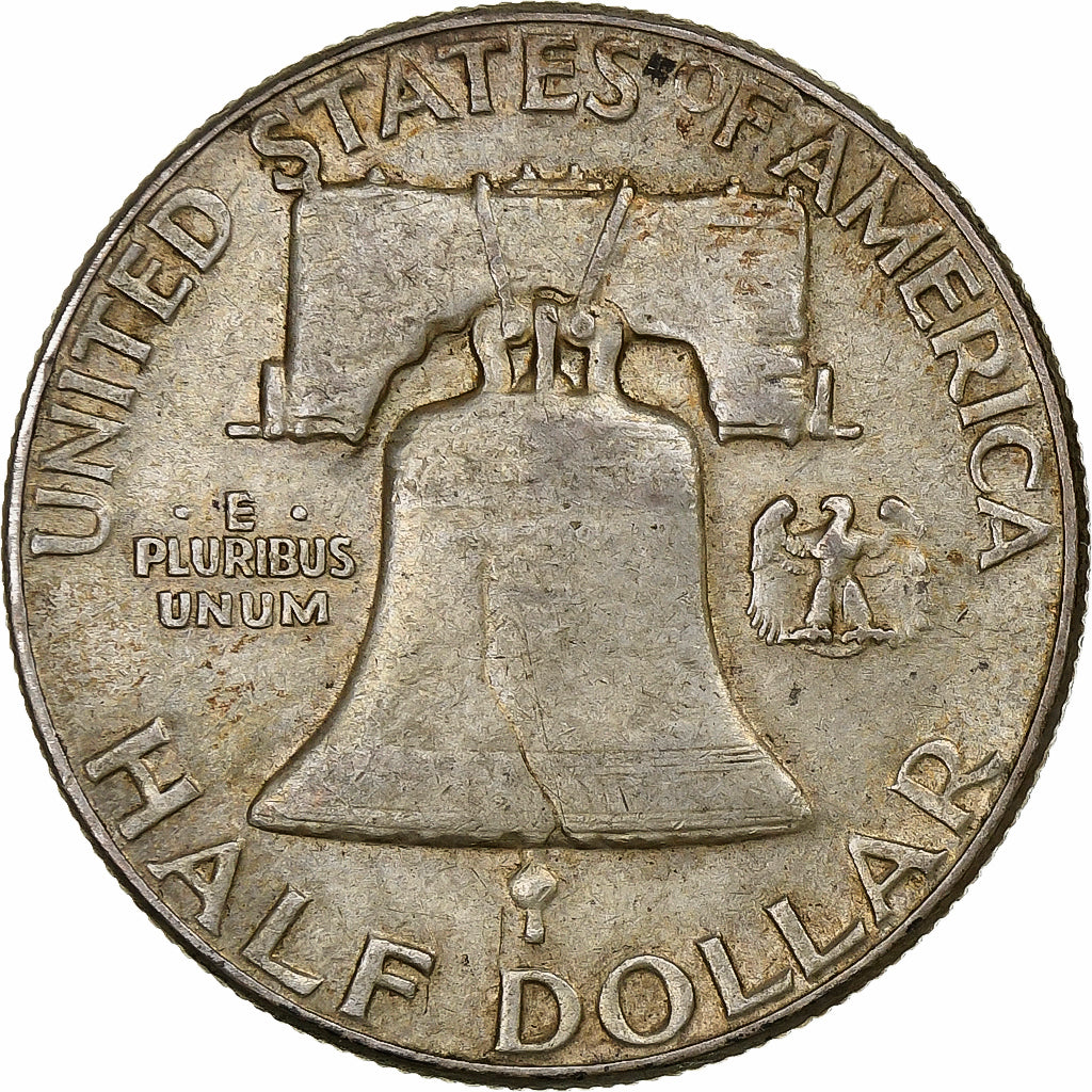 United States, Half Dollar, Franklin, 1951, Philadelphia, Silver, EF(40-45)