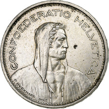 Switzerland, 5 Francs, 1966, Bern, Silver, AU(50-53), KM:40
