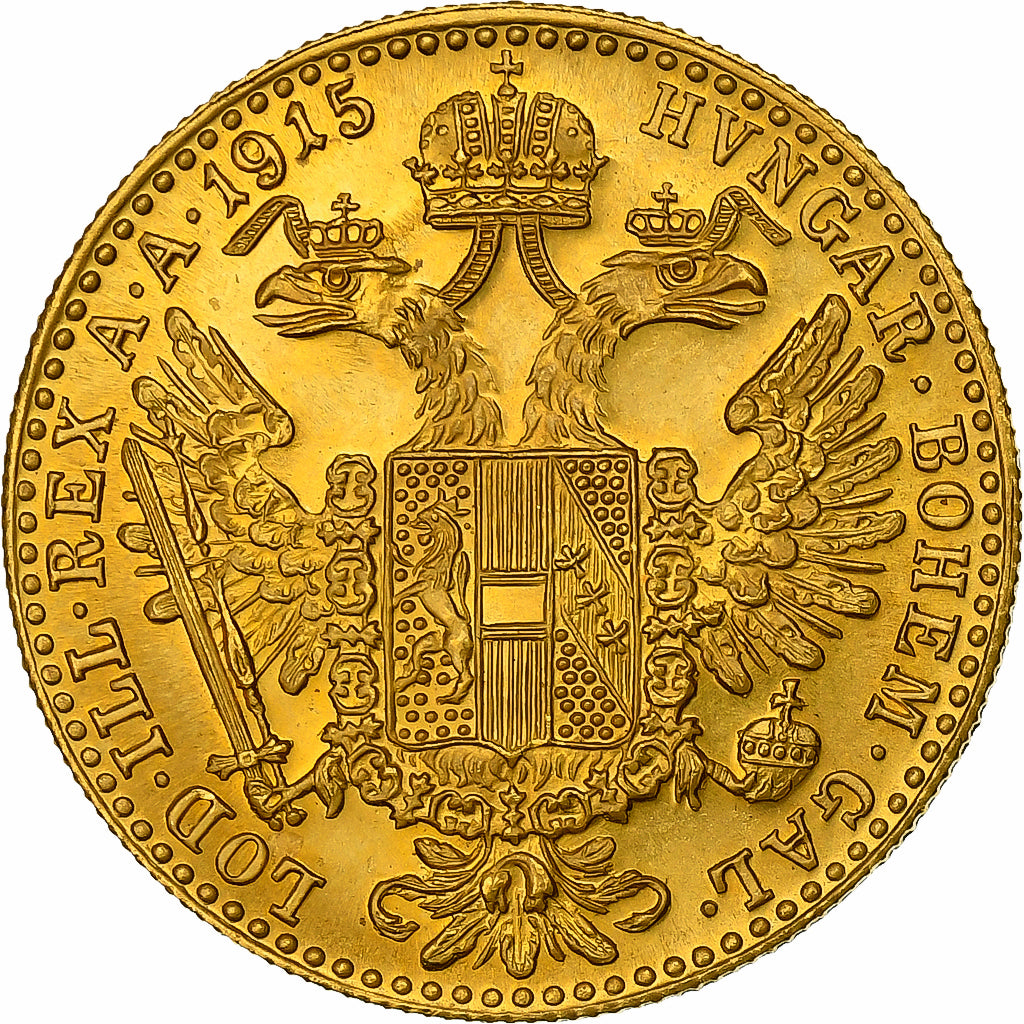 Austria, Franz Joseph I, 1 Ducat, 1915, Vienna, Oro, SPL-, KM:2267