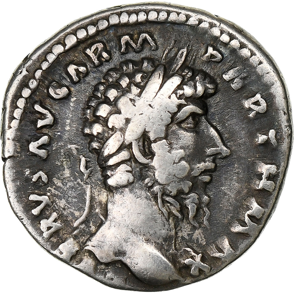 Lucius Verus, Denarius, 166-167, Rome, Argento, MB+, RIC:574