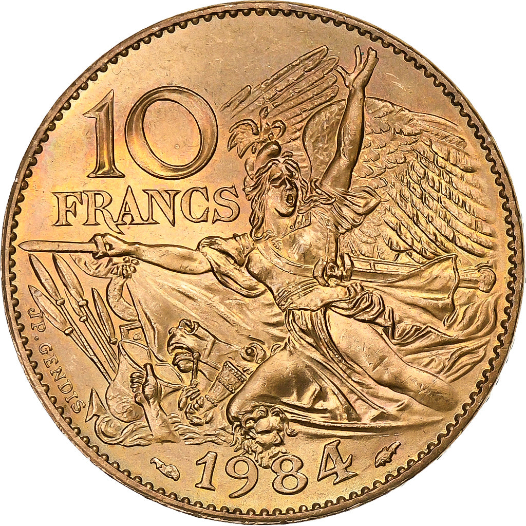 France, 10 Francs, François Rude, 1984, Tranche B, Cupro-nickel, SUP, KM:952