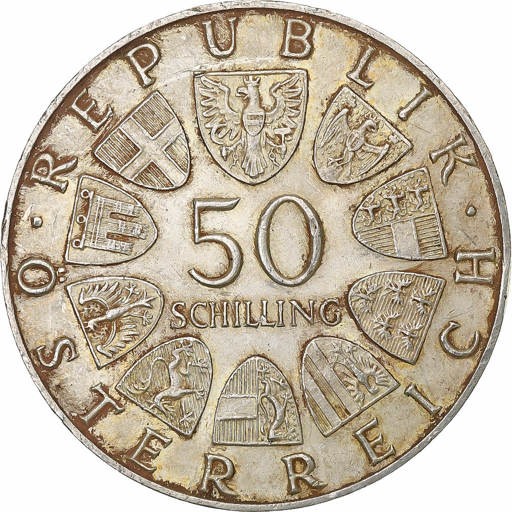 Austria, 50 Schilling, 1970, Vienna, Silver, AU(50-53), KM:2908