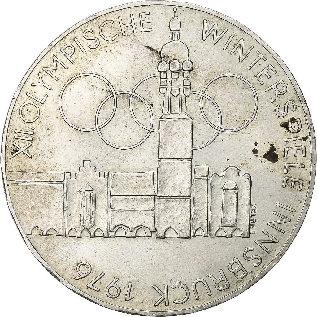 Austria, 100 Schilling, 1976, Silver, EF(40-45), KM:2927